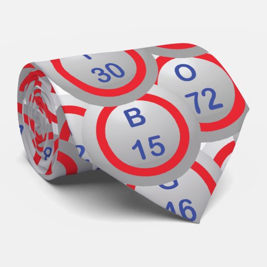 Bingo-Bälle Krawatte (Gerollt)