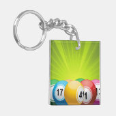 Bingo-Bälle Schlüsselanhänger (Vorderseite links)