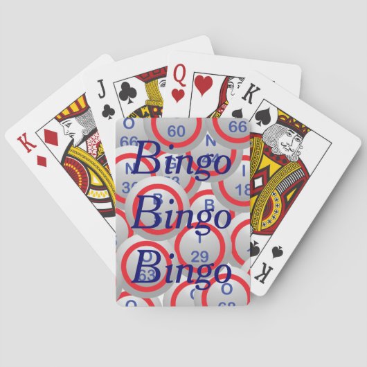 Bingo-Bälle Spielkarten (Rückseite)