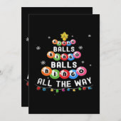 Bingo Balls Bingo den ganzen Weg (Vorne/Hinten)