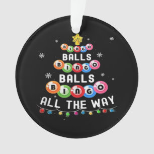 Bingo Balls Bingo den ganzen Weg Ornament