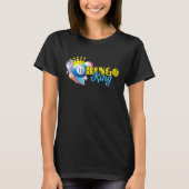 Bingo Balls Bingo King Crown Lucky Bingo Player Ga T-Shirt (Vorderseite)