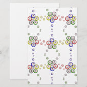 Bingo Balls Briefpapier (Vorne/Hinten)