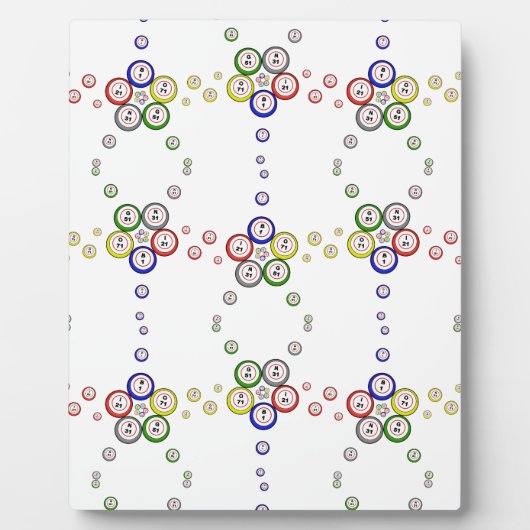 Bingo Balls Fotoplatte (Vorderseite)