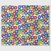 BINGO Balls Geschenkpapier (Flach)