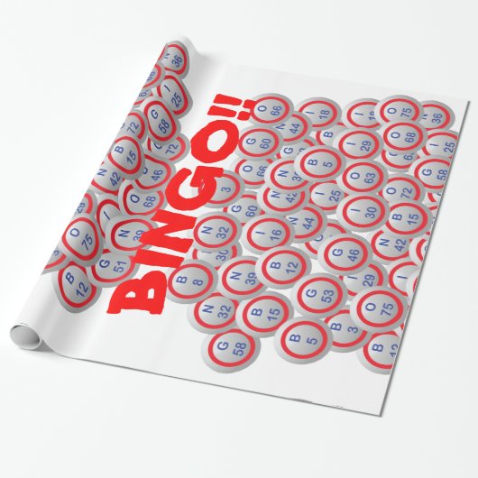 Bingo Balls Geschenkpapier (Ungerollt)