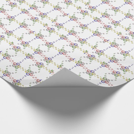 Bingo Balls Geschenkpapier (Ecke)