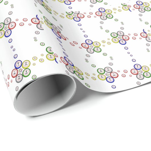 Bingo Balls Geschenkpapier (Rolleneckpunkt)