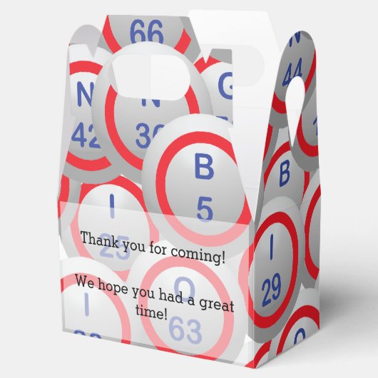 Bingo Balls Geschenkschachtel (Geöffnet)