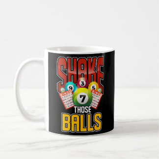 Bingo Balls Lotterie Gewinner Bingo Player Bingo Kaffeetasse
