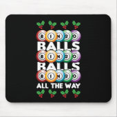 Bingo Balls Lucky Game Player Gambler Geschenk Mousepad (Vorne)