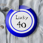 Bingo Balls Lucky Numbers Spaß Button (Beispiel)