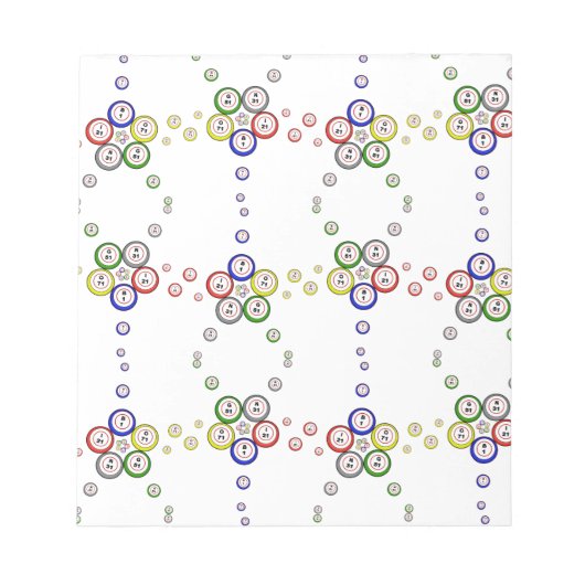 Bingo Balls Notizblock (Vorderseite)