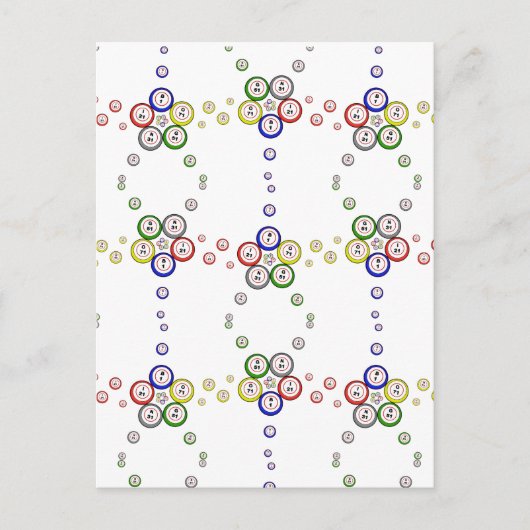 Bingo Balls Postkarte (Vorderseite)