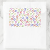 Bingo Balls Rechteckiger Aufkleber (Tasche)