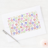 Bingo Balls Rechteckiger Aufkleber (Umschlag)
