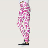Bingo Balls Rosa Gemustert Leggings (Links)