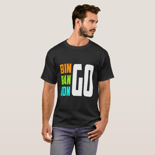 Bingo Bango Bongo Drums T-Shirt (Vorne ganz)