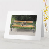 Bingo-Bärn-Gruß-Karte Karte (Gelbe Blume)