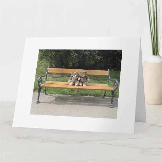 Bingo-Bärn-Gruß-Karte Karte (Vorderseite)