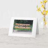 Bingo Bear Greeting Card Karte (Gelbe Blume)