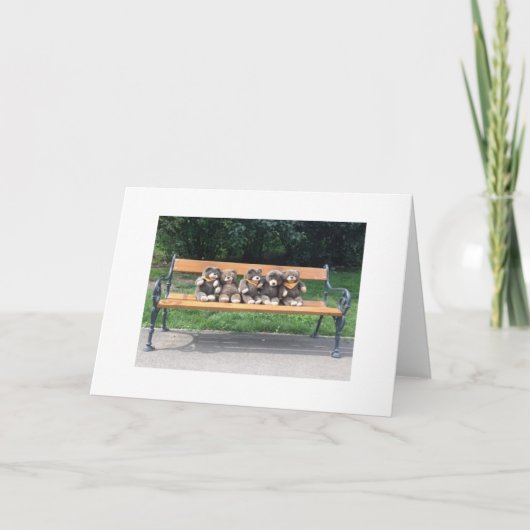 Bingo Bear Greeting Card Karte (Vorderseite)