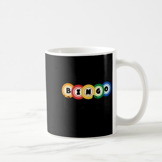 Bingo Besties Bingo Buddy Funny Bingo Kaffeetasse (Rechts)