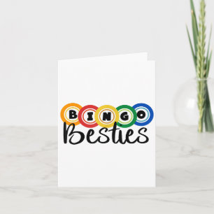 Bingo Besties Bingo Buddy Funny Bingo Karte