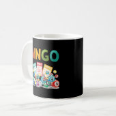 Bingo Bingo Cards Glücksspiele Kaffeetasse (Vorderseite Links)