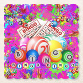 BINGO BINGO Designed By CBDOilPrincess  Untersetzer (Vorderseite)