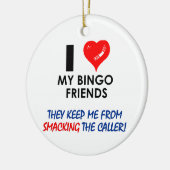 BINGO! Bingo entwirft für den fabelhaften Spieler! Keramikornament (Links)