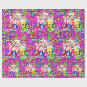 BINGO BINGO gesprenkelte Farbe CBDOilPrincess Ver Geschenkpapier