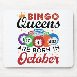 Bingo Birthday Bingo Queens sind im Oktober Gebore Mousepad