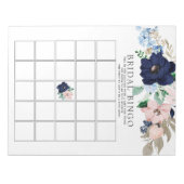 Bingo Brautparty Bingo Game Notizblock (Vorderseite)