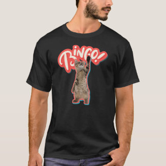 Bingo Caller Funny Bingo S Retro Cats Bingo T-Shirt