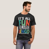 Bingo Caller Funny Gambling Lottery Bingo Player B T-Shirt (Vorne ganz)