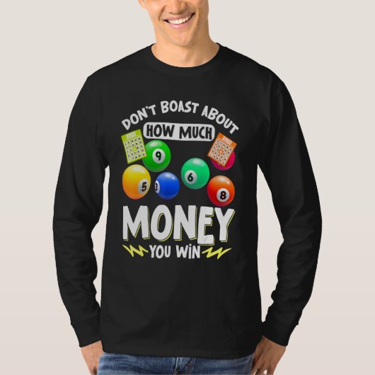 Bingo Caller Player Lucky Bingo 51 T-Shirt (Vorderseite)