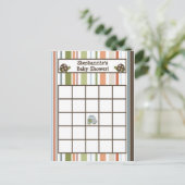 Bingo Card Laguna Beach Turtle Froschteich Einladungspostkarte (Stehend Vorderseite)