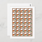 Bingo Card Markers All-Star Red Postkarte (Vorne/Hinten)