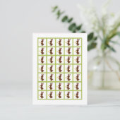 Bingo Card Markers Forest Friends Bunny Postkarte (Stehend Vorderseite)