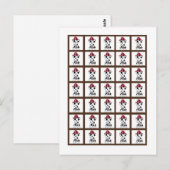 Bingo Card Markers Nojo Fire Motor Postkarte (Vorne/Hinten)