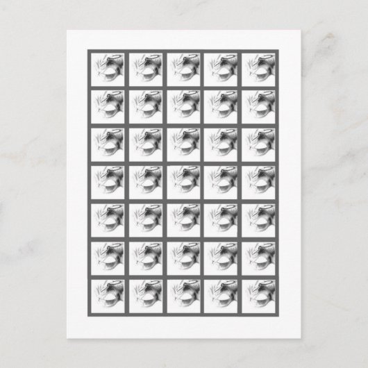 Bingo Card Markers Sweet 16 Silver White Party Einladungspostkarte (Vorderseite)