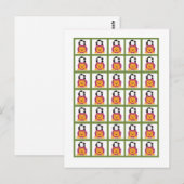 Bingo Card Markers Sweet Safari Postkarte (Vorne/Hinten)