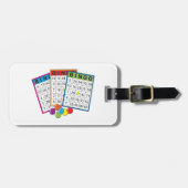 Bingo Cards Gepäckanhänger (Vorderseite horizontal)