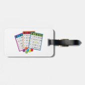 Bingo Cards Gepäckanhänger (Rückseite horizontal)
