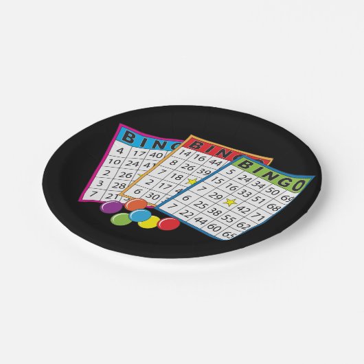 Bingo Cards Paper Teller (Schrägansicht)
