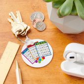 Bingo Cards Schlüsselanhänger