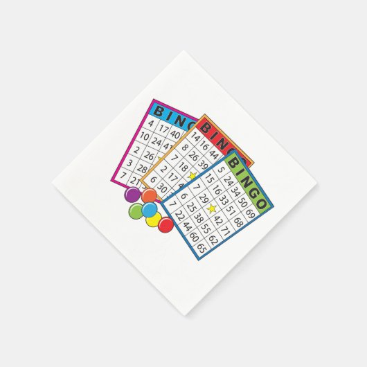 Bingo Cards Serviette (Ecke)