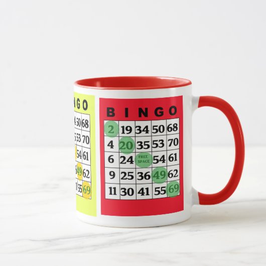 BINGO Cards Tasse (Rechts)