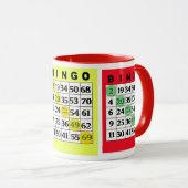 BINGO Cards Tasse (VorderseiteRechts)